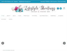 Tablet Screenshot of lifestyle-shootings.com